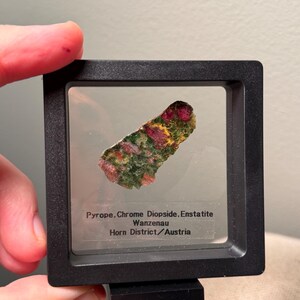 Neat garnet pyroxenite from Austria! A polished slice.