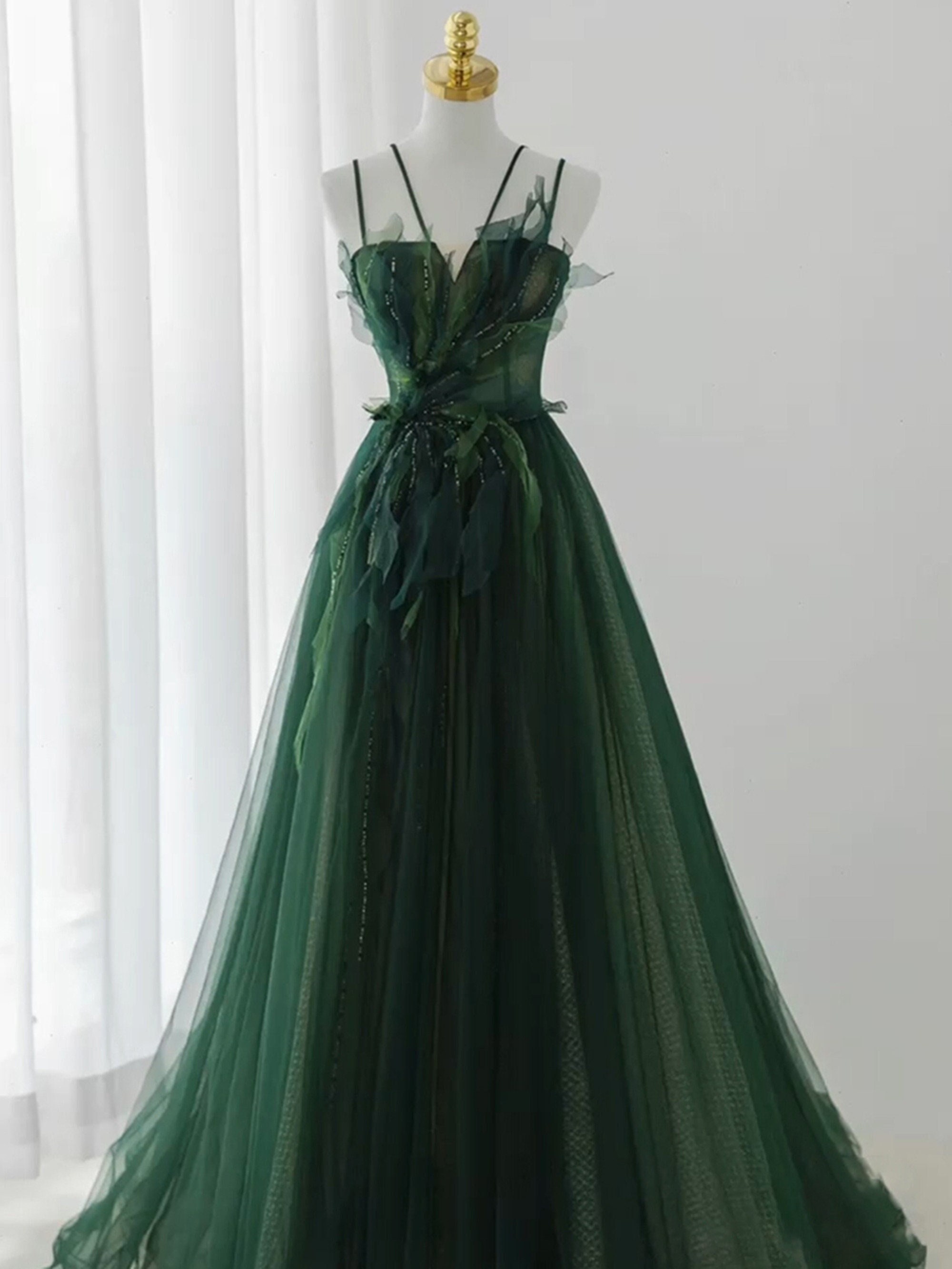 Divanor Girl's Emerald Green Bottle Birthday Gown Dress ( PrettyEx_15 , 5-8  Years) : Amazon.in: Clothing & Accessories