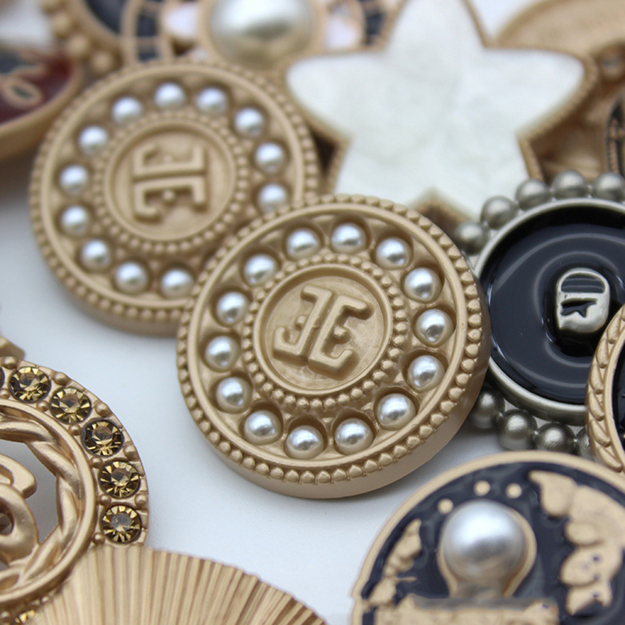 classic brass buttons  Handmade garments, Handmade wardrobe, Metal buttons