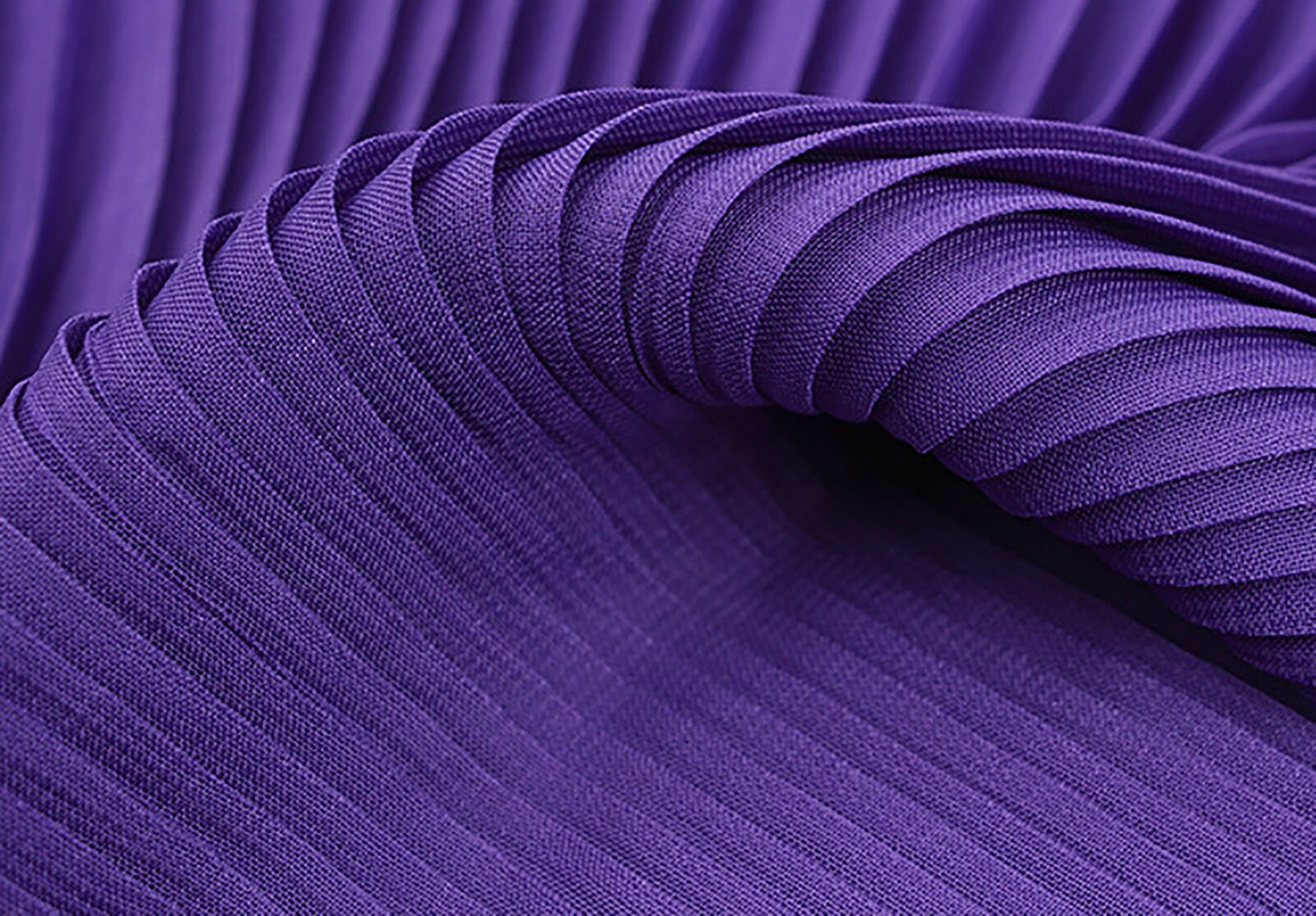 Pressed Pleated Chiffon Fabric 1 Yard Bright color Simple Etsy