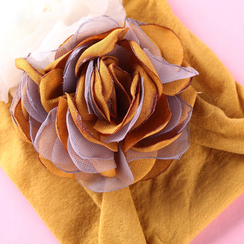 Baby Bows Baby Flower Headbands Nylon Headband Turban Earmuffs Knitted Headband Baby Girl Headband Newborn Girl Bow Princess Headband