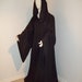 Sith Lord Star Wars Inspired Robe-Black 100% Linen 