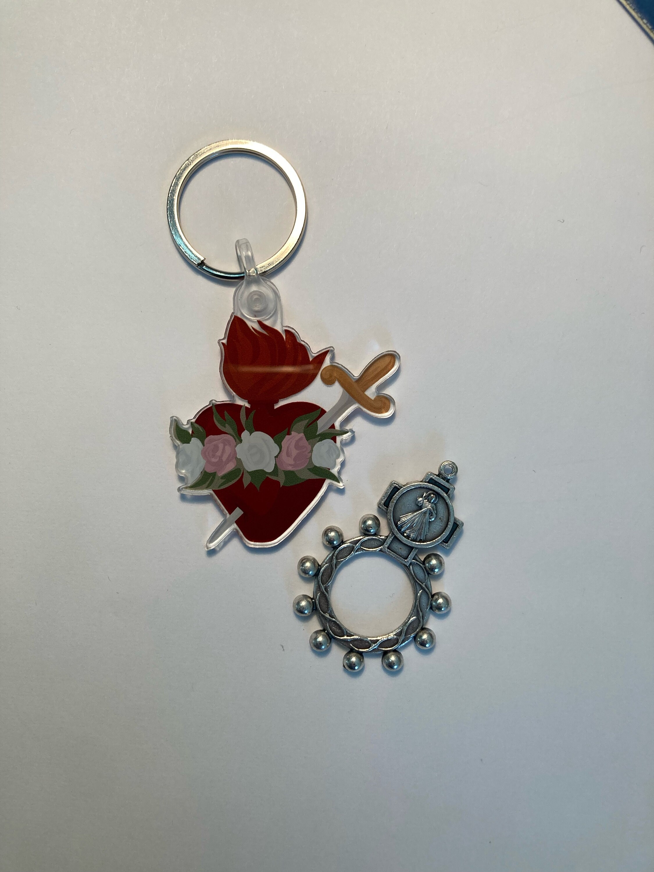 Immaculate Heart of Mary 2-inch Keychain (LIMITED AVAILABILITY) - Etsy