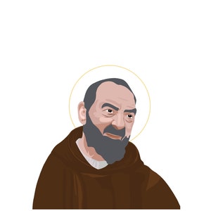 Padre Pio Portrait (DIGITAL DOWNLOAD)