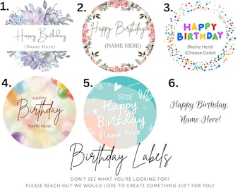 Customizable Labels-Special Occasion - Birthday - Wedding - Bridesmaid - Bestfriend - Anniversary - Photo Candle - Mothers Day - Fathers Day