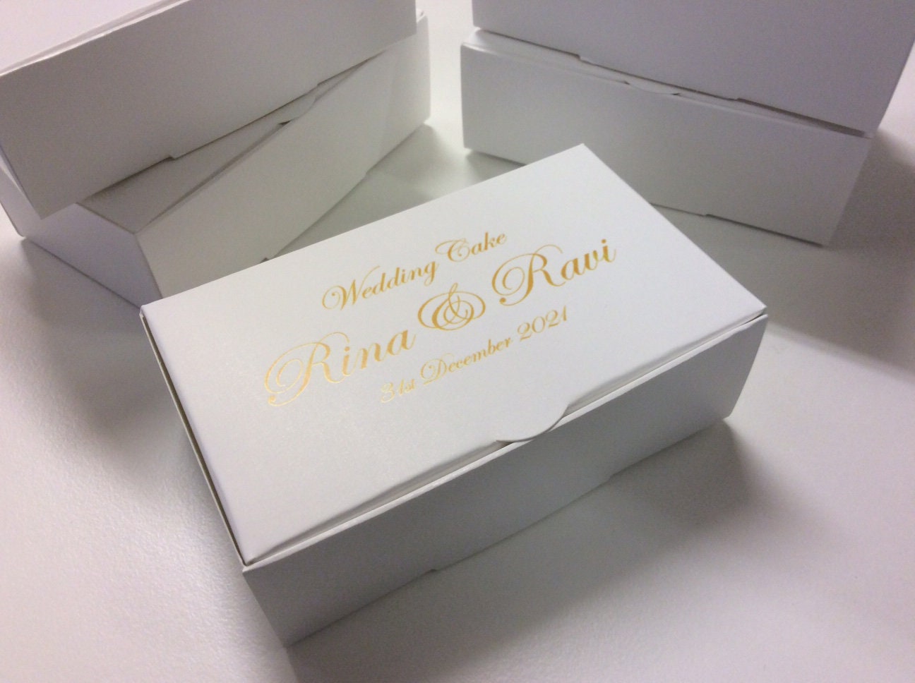 PERSONALISED X 30 Wedding Favour Cake Boxes GRAND Size Etsy UK