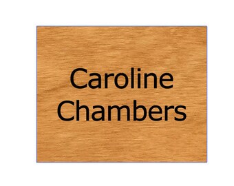 Wood  Office Door Sign Nameplate,  5" x 4" Personalized Magnetic or Adhesive Wood Sign For Door, Wall, etc.
