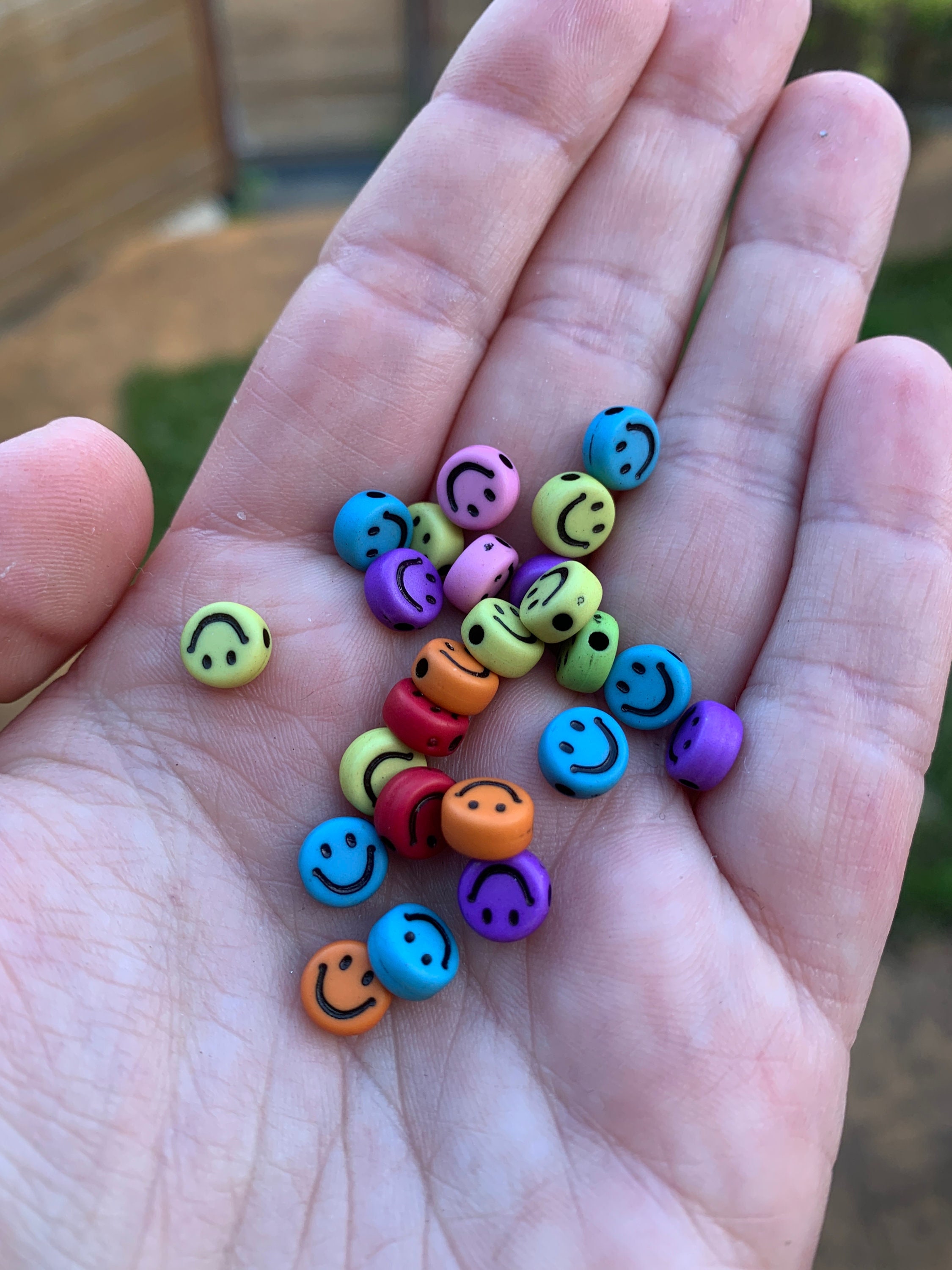 Smiley Face Beads Etsy Australia