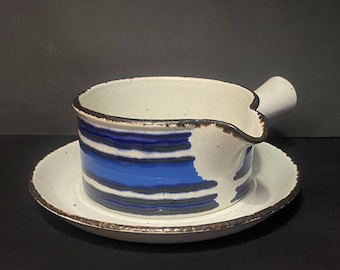 Sauce bowl  with saucer, Midwinter Stonehenge MOON