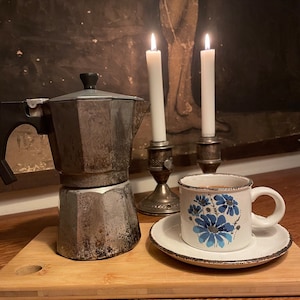 Midwinter stonehenge Pottery #Spring# Coffee cup and Saucer from the 1970s
