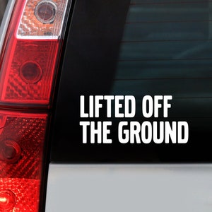 Car slogan stickers, Lifted Off The Ground, XC70, Cross Country vinyl decals, Car Bumper stickers, Allroad, Hobby stickers, XC90, XC, 240