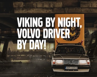 Autocollants pour Volvo, autocollant Vikings, pilote Volvo Viking de jour la nuit, autocollant de voiture volvo, autocollant de pare-chocs drôle, autocollant d'émission de télévision Vikings