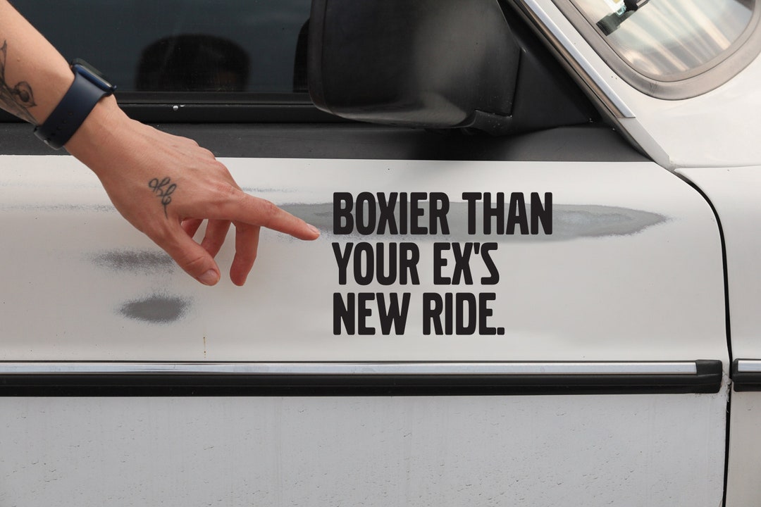 Boxier Than Your Ex's Ride: Volvo Vinyl Decal - Etsy