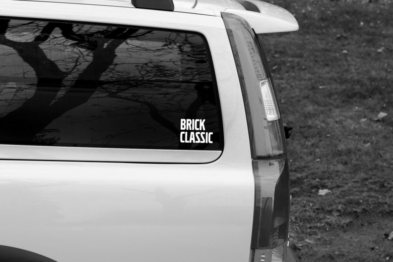 VOLVO sticker, Volvo Car Sticker, BRICK CLASSIC decal, volvo car decal, vInyl car sticker, Classic design, Bumper sticker, Buy 3 get 1 free image 3