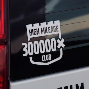 ハイマイレージクラブステッカーデカール100k 200k 300k 400k 500k 600k、全車モデル、デザインステッカー、クラシックカー、自動車、お父さんへのギフト