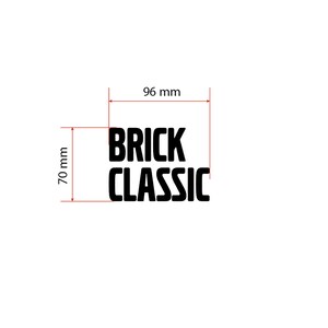 VOLVO sticker, Volvo Car Sticker, BRICK CLASSIC decal, volvo car decal, vInyl car sticker, Classic design, Bumper sticker, Buy 3 get 1 free image 6