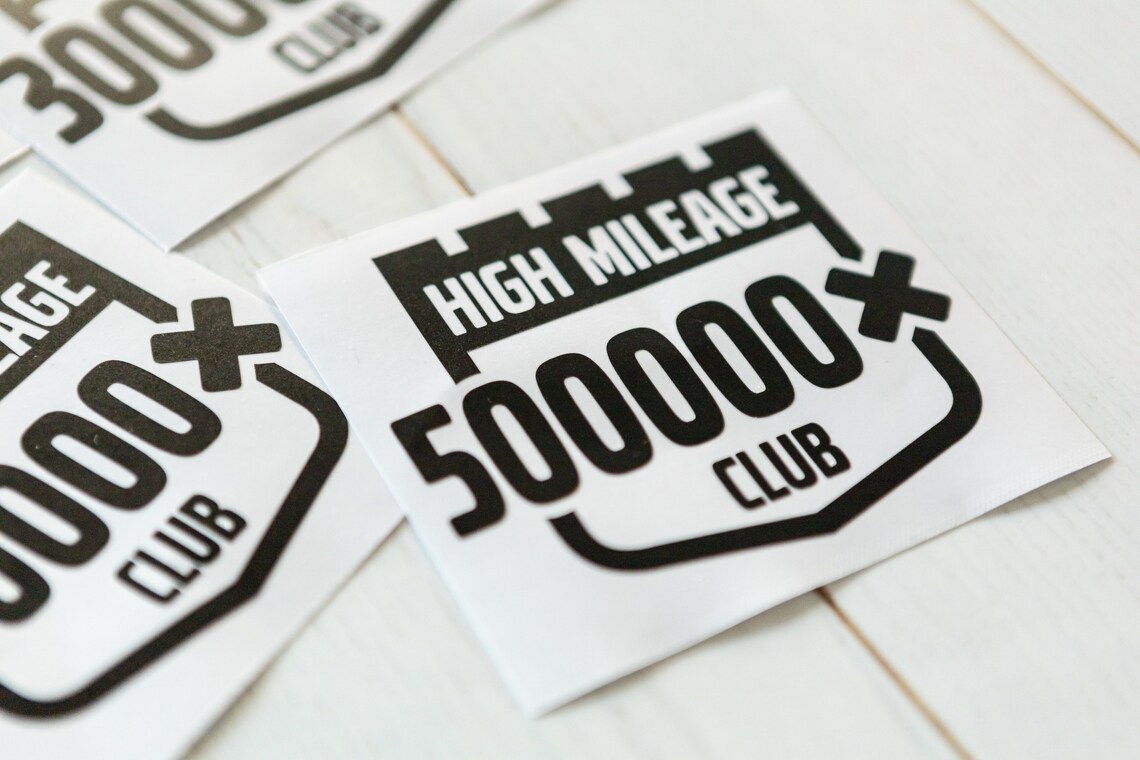 Volvo High Mileage Club Stickers Friends Stickers Volvo 240 Etsy