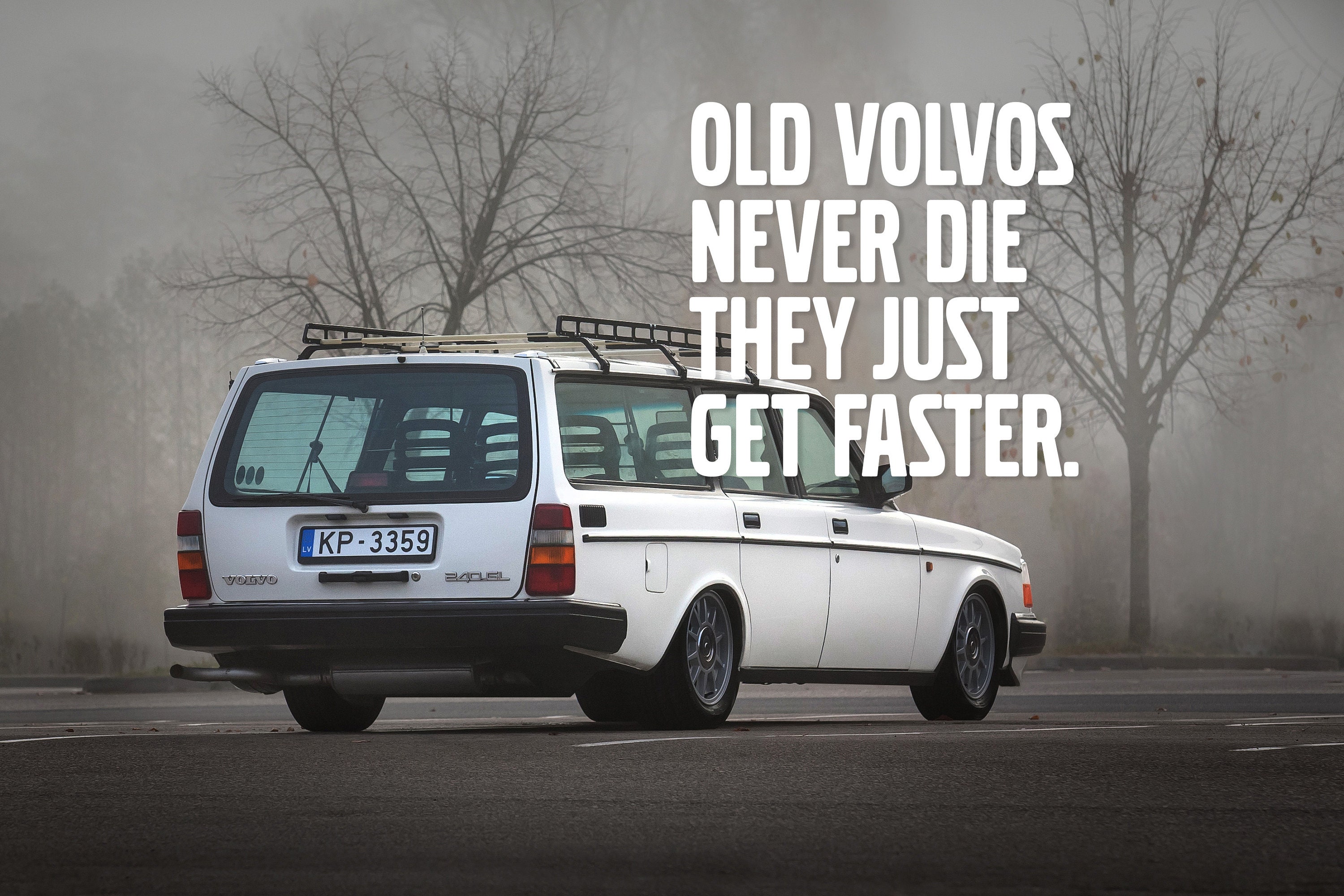 Stickers for Volvo, Volvo Car Sticker, Old Volvos Never Die - Inspire Uplift