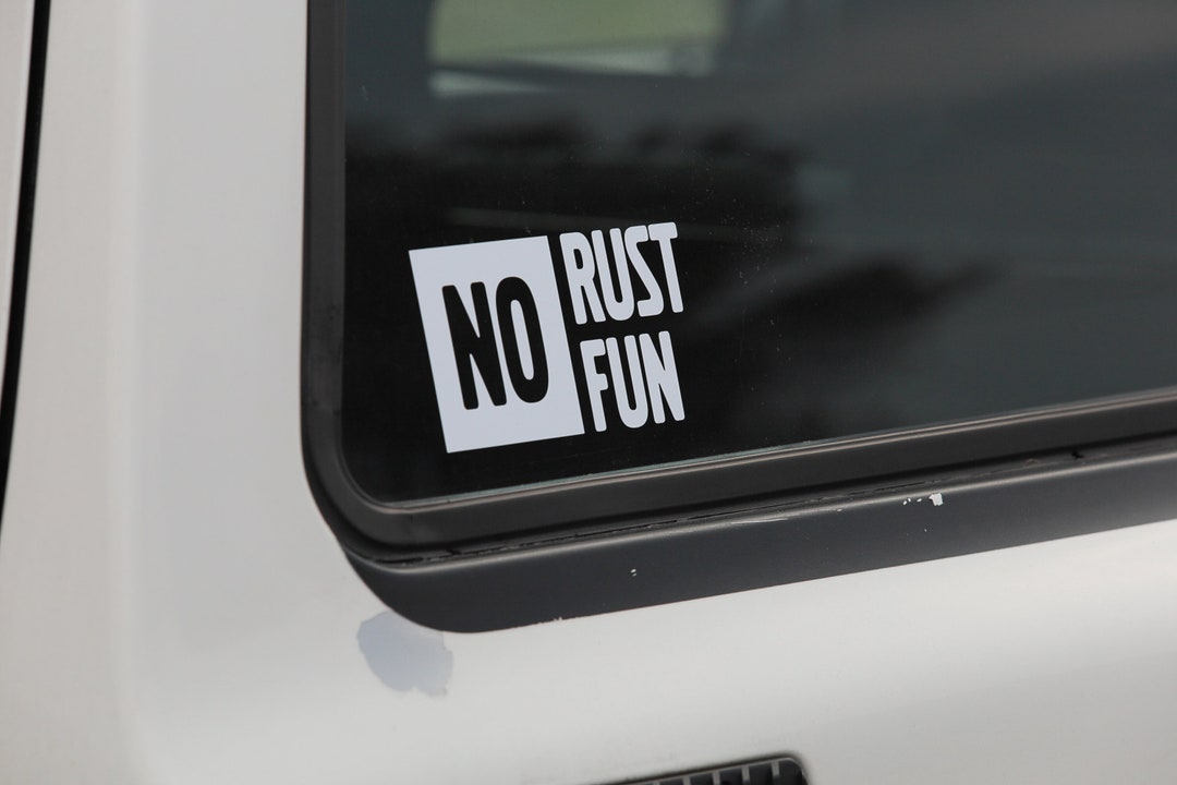 NO Rust NO Fun Car Sticker, Stickers for Volvo, Volvo Car Decal, Vinyl ...