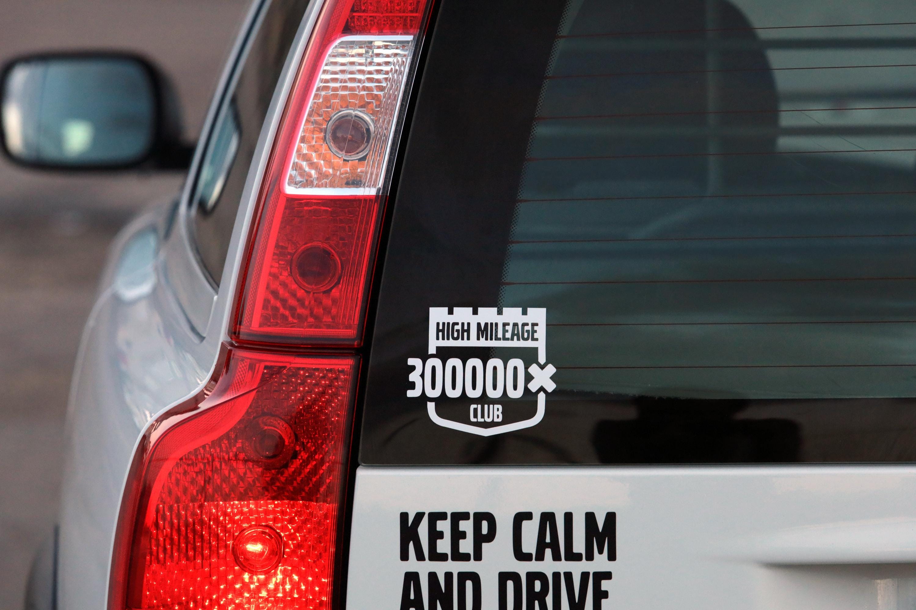 High Mileage Club Sticker Decal 100k 200k 300k 400k 500k 600k, All Cars ...