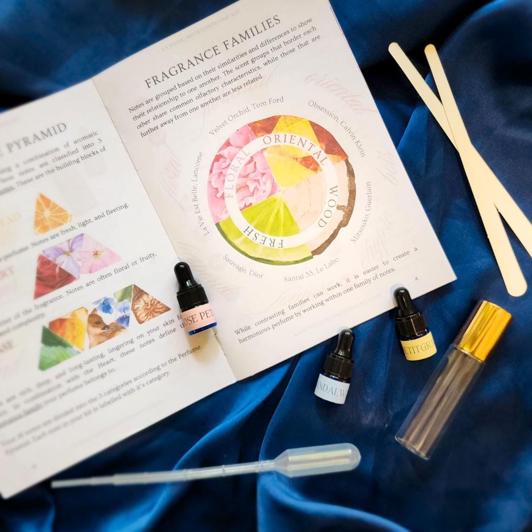 Perfumer Notes Kit Perfume Kit: Classic Notes, DIY Your Own Original Perfume - the PARFUM ...
