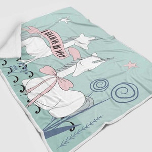 Unicorn &quot;I Believe in You!&quot; Blanket