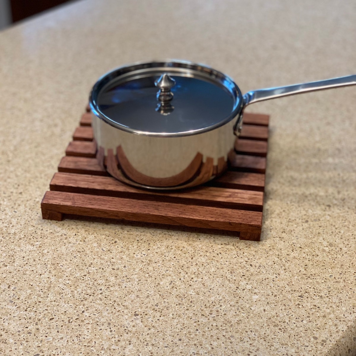 Oak Wooden Trivet: American Chestnut or Dark Walnut Stain - Etsy