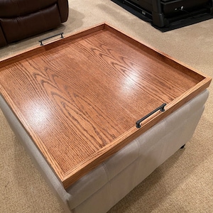 30” x 30” ottoman serving tray