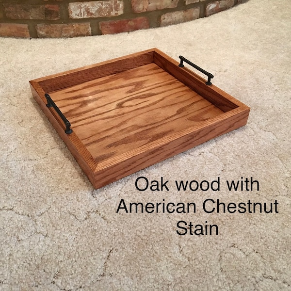 17 x 17 x 2 Wood Serving Tray