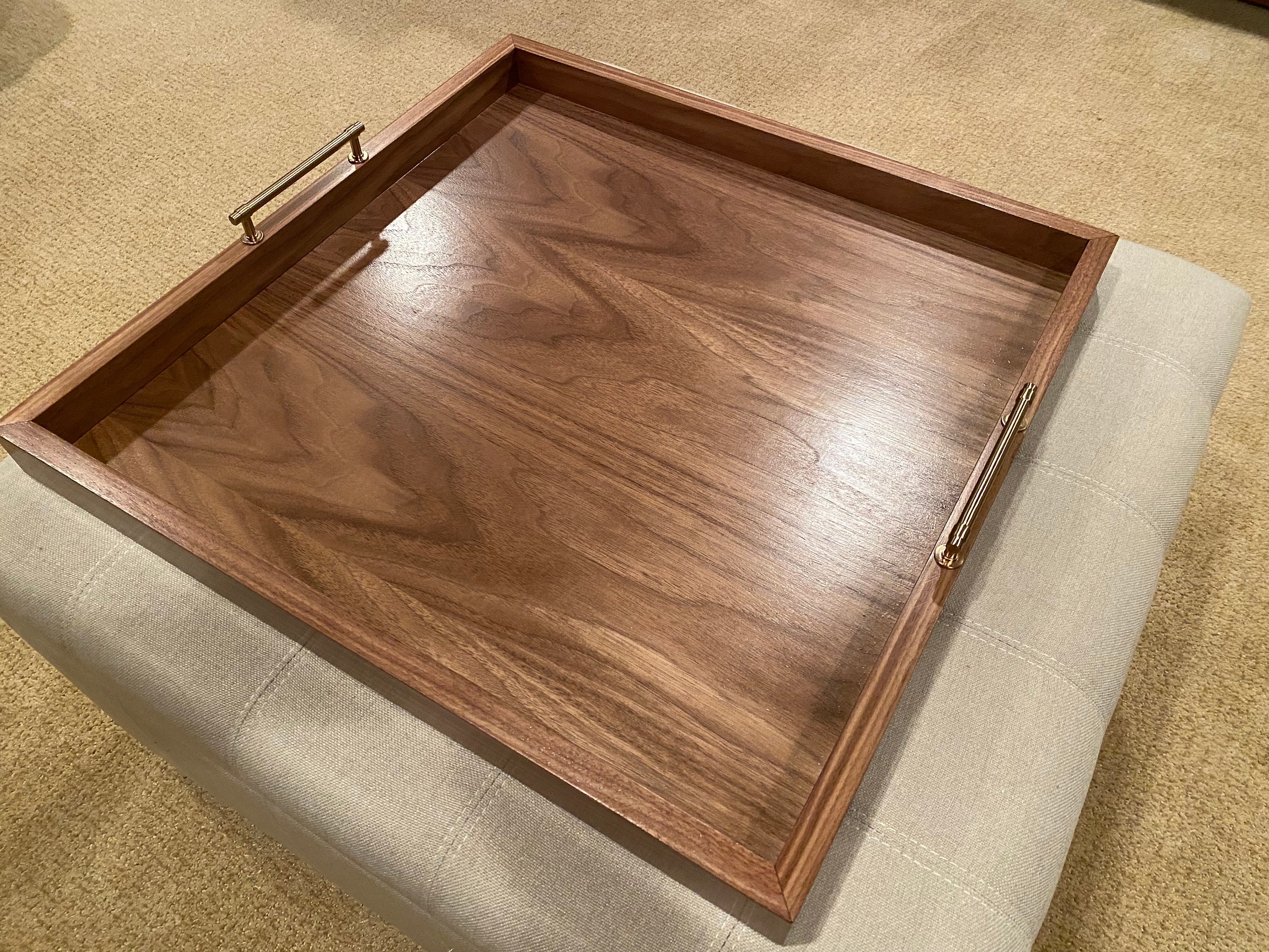 Serving Tray Wood Wine Box Stag's Leap Cellars Coffee Table Tray