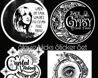gig poster badge lp fleetwood mac witch 1.5" PINS STEVIE NICKS BUTTONS 