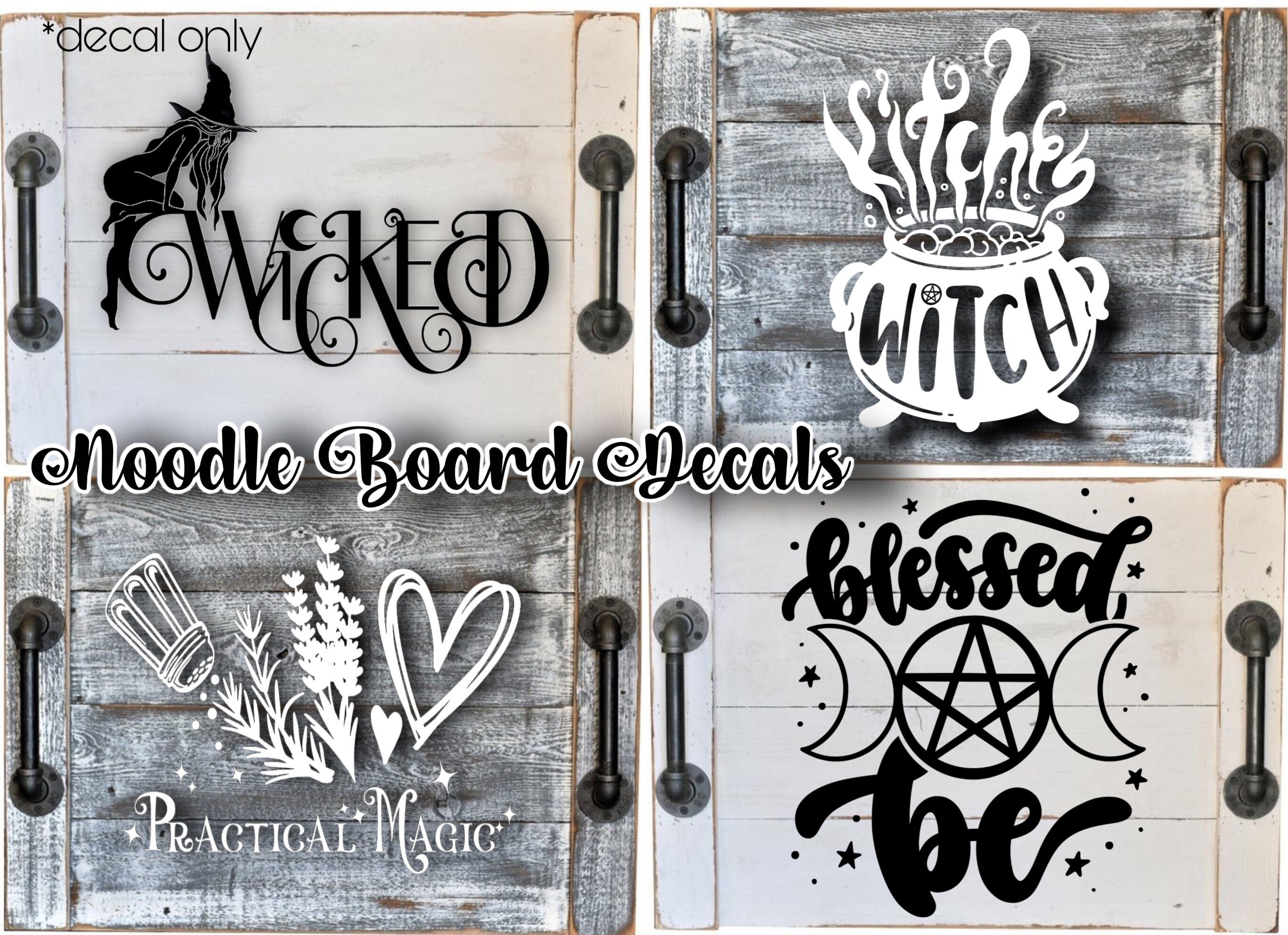 Noodle Board Stencil - Etsy