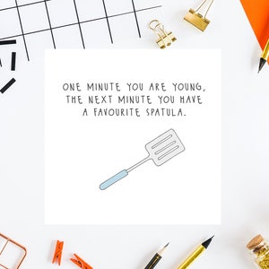 Favorite Spatula - grappige verjaardagskaart ***Gratis verzending VK***
