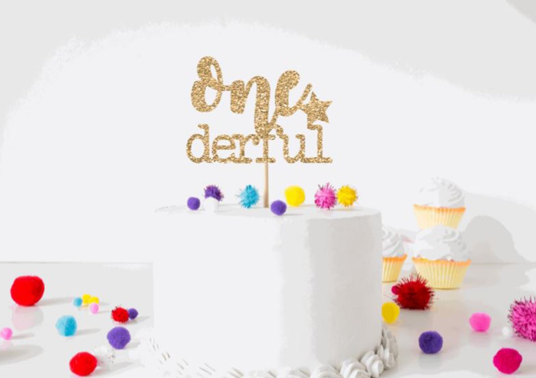One-derful First Birthday Cake Topper ***free UK Delivery*** - Etsy