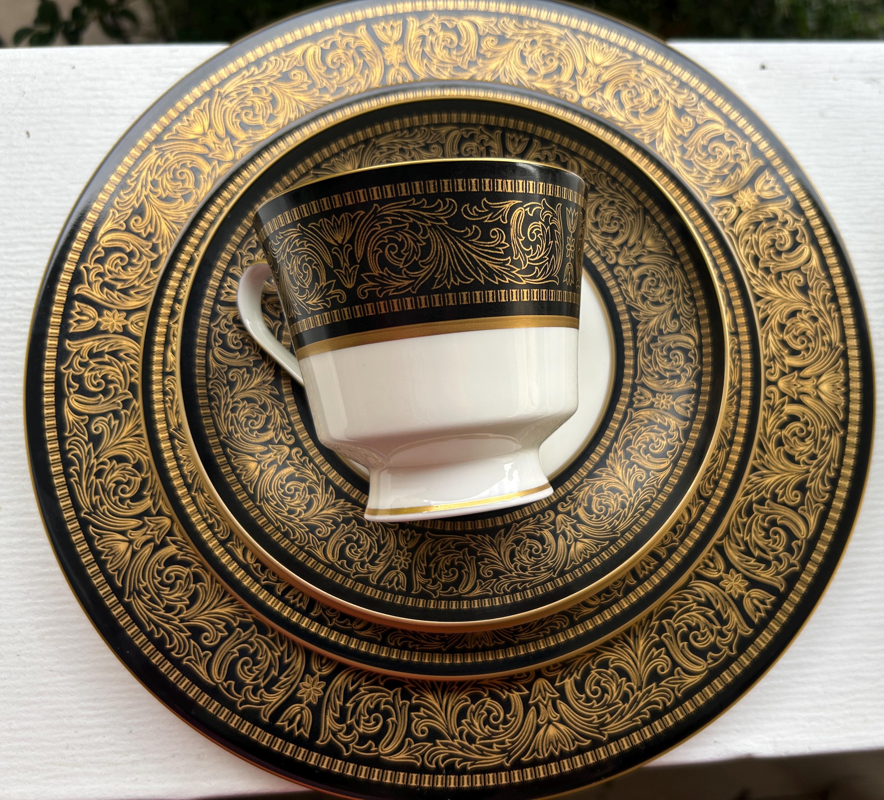 Mikasa Black China - Etsy