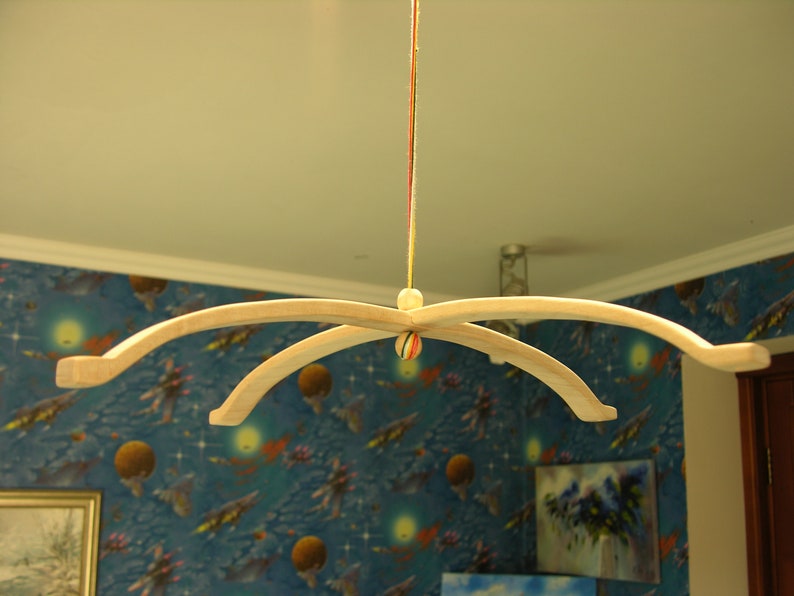 Baby Mobile Stand MAPLE Natural Wood 14 61/64 38cm Etsy