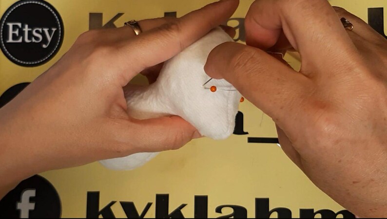 Tutorial PDF pattern sewing tutorial Mouse Handmade stuffed animal video class toy video tutorial kawaii mouse plush poseable plush mouse image 5