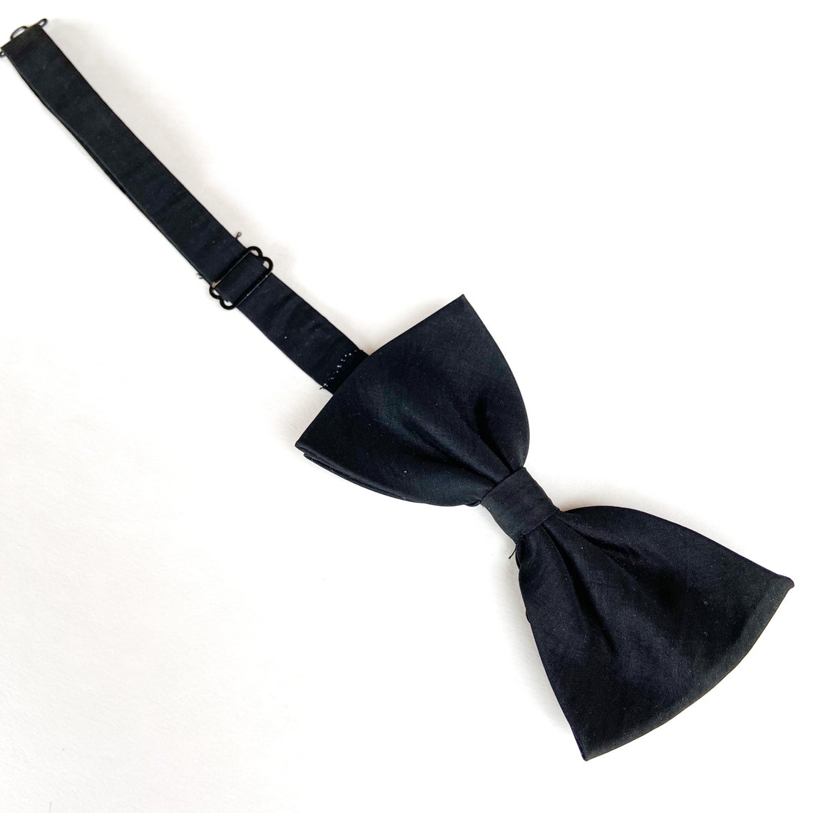 Mens Black Classy Bow Tie Gift for Him Classy Style Wedding Etsy