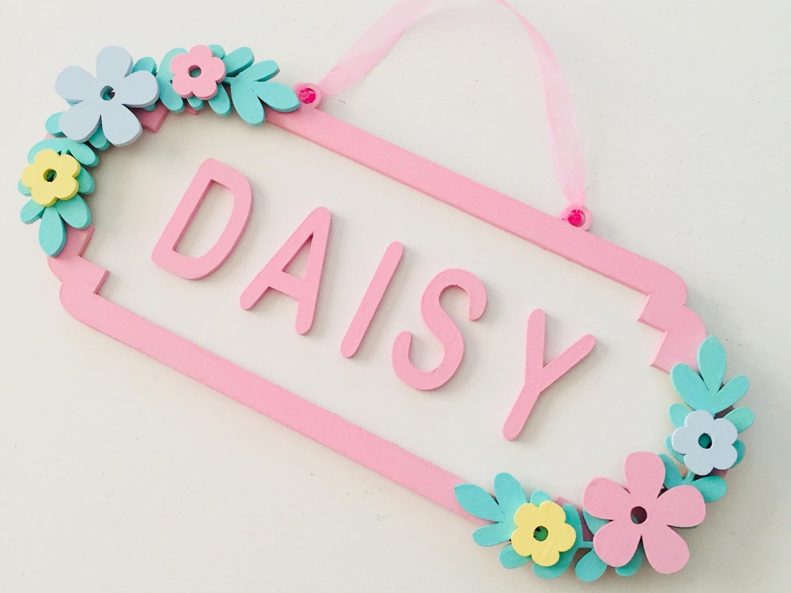Personalised Floral Door Plaque Personalised Street Sign Etsy UK