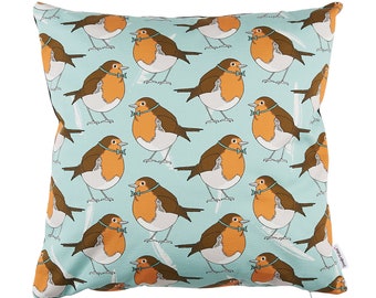 Robin Cushion / Bird Cushion / Cushion Cover / Decorative Cushion / Home Decor / New Home / Country Home