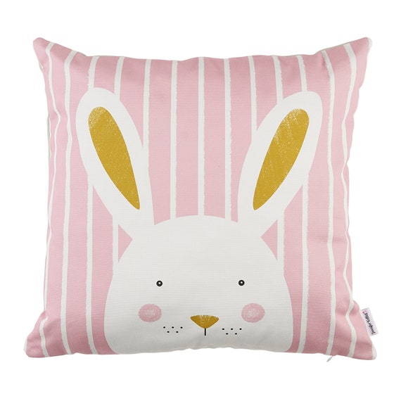 pink bunny pillow