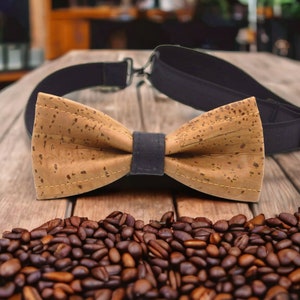 Child / Cappuccino cork bow tie