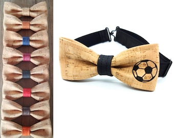 Soccer cork bow tie (4-12 years)