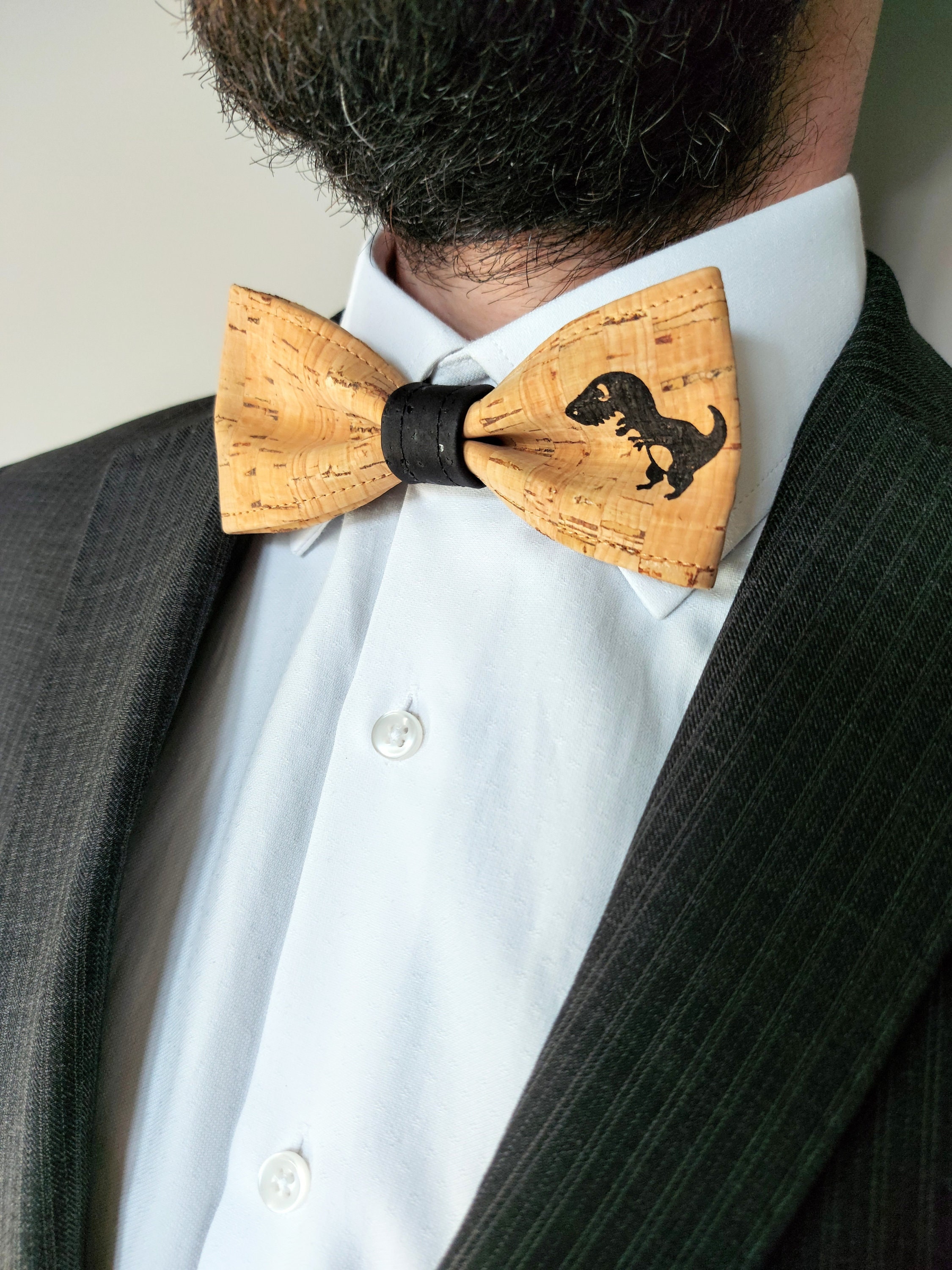 Mens fashion Novelty Bow tie English Bulldog Humor Pre-tied Bowtie for wedding dinner party 