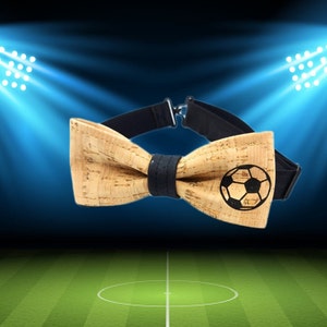 Soccer cork bow tie 4-12 years image 2