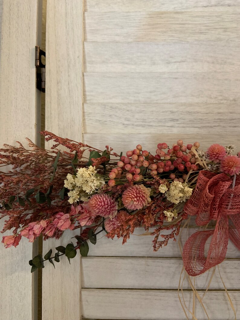 Dried Flower Swag Etsy