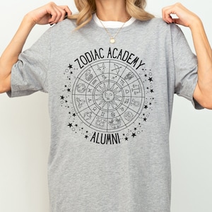 Zodiac Academy Alumni T-shirt, OFFICIALLY LICENSED Zodiac Academy Merch, Vega Twins T-shirt, Zodiac Signs, Star Constellations shirt
