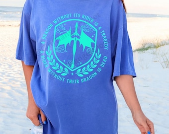 Fourth Wing Neon COMFORT COLORS Shirt, Officially Licensed Empyrean series, Rebecca Yarros, Fly or Die Violet Xaden Riorson, Quest Squad