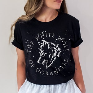 Fenrys White Wolf of Doranelle T shirt, OFFICIALLY LICENSED Throne of Glass Shirt, TOG Sweatshirt, Sarah J Maas Merch