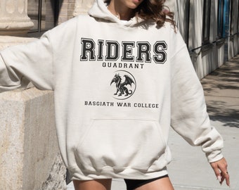 Riders Quadrant Fourth Wing Sweathirt, Officially Licensed Fourth Wing Merch, Basgiath Shirt, Xaden Riorson Hoodie, Rebecca Yarros Crewneck